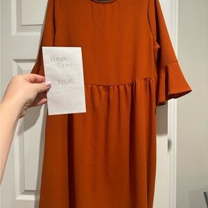 JessaKae Starlet Dress in Rust XL